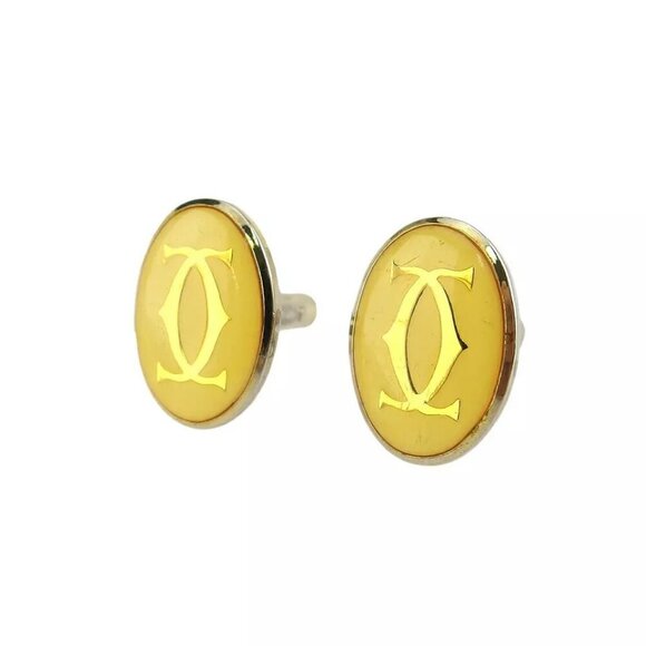 CARTIER Cuffs 2C Motif Beige Gold Plating Authentic USED T20394 authentic - Picture 10 of 15